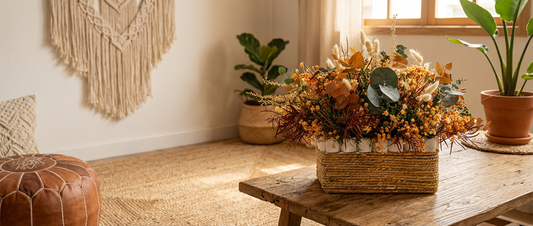 Flores que combinan mejor con la decoración nórdica, boho y minimalista