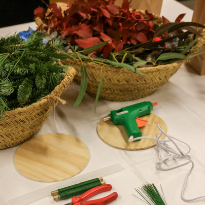 Taller de Coronas de Navidad