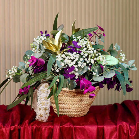 Cesta navidad eucaliptus 