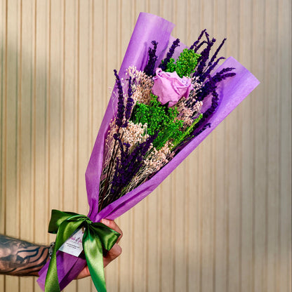 rosa-preservada-lavanda-rosa